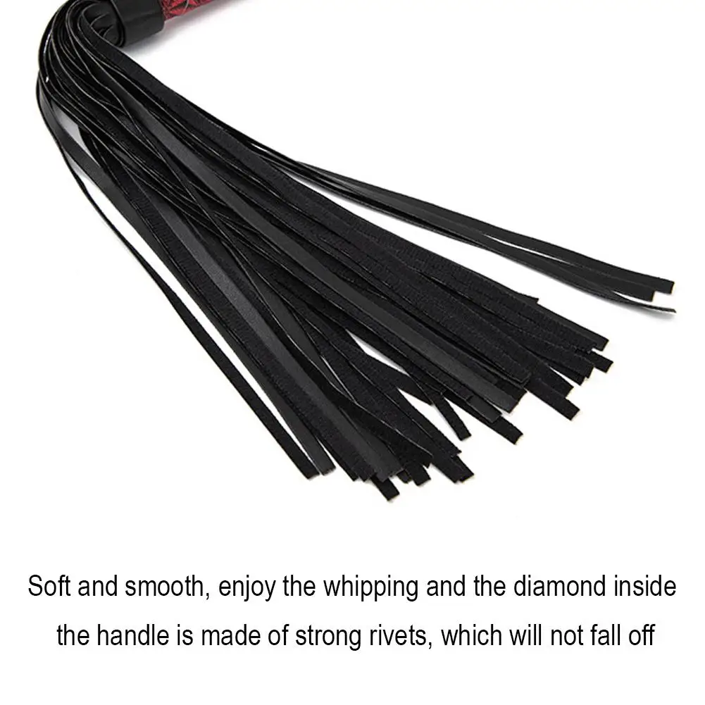 1 Pcs Horse Whip Non Slip Leather Horse Whip Crop Equestrian Cycling Equipment Handle Equestrian Whips Training Riding For Horse 4