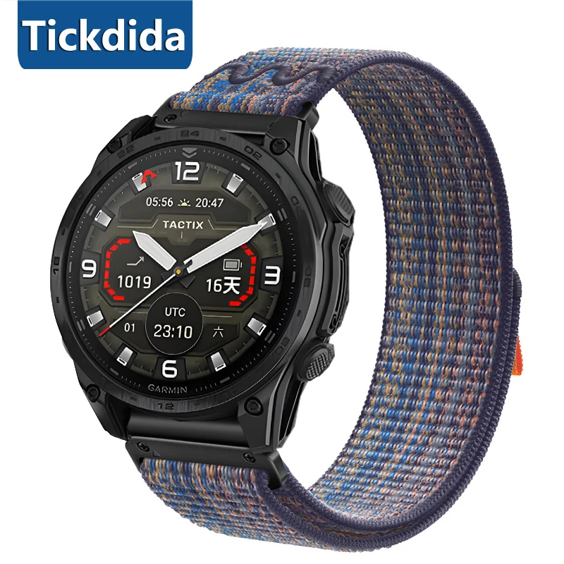 Nylon QuickFit Strap, 22mm/26mm, Universal Fit Smartwatch Bracelet