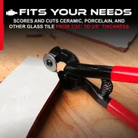 Pince à carreaux en verre robuste DIY, coupe de précision, pince à verre professionnelle à roulettes, pince universelle pour carreaux de céramique, outils à main 3