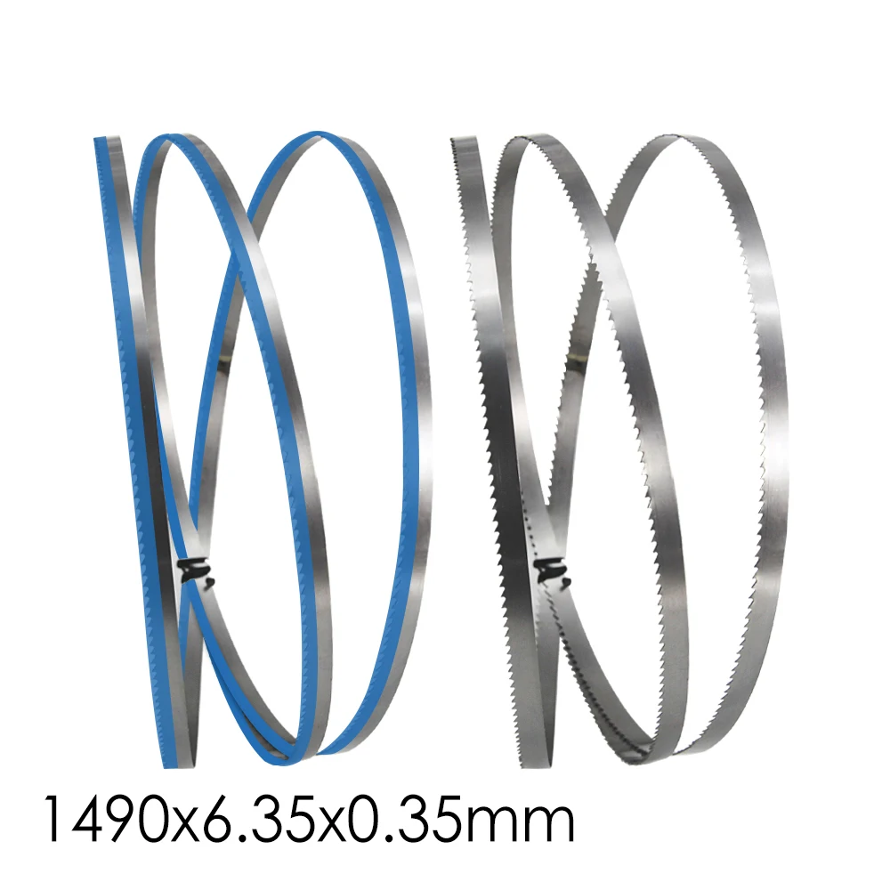 2 Pezzi 1490Mm Lame Per Sega A Nastro 1490X6.35X0.35Mm Tpi 10 Accessori Per Elettroutensili Per Schepch-Basa 1.0 Lumberjack Bs200 Sega A Nastro Per Le