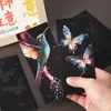 12 colorful bookmark scratch paper handmade DIY, bookmark drawing portable graffiti scratch drawing 1