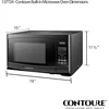 CONTOURE RV Built-In Microwave Oven, 900W Power, 10 Power Levels, Easy-Clean Interior, LED Display, Quick-Cook Settings, RV-980B 2