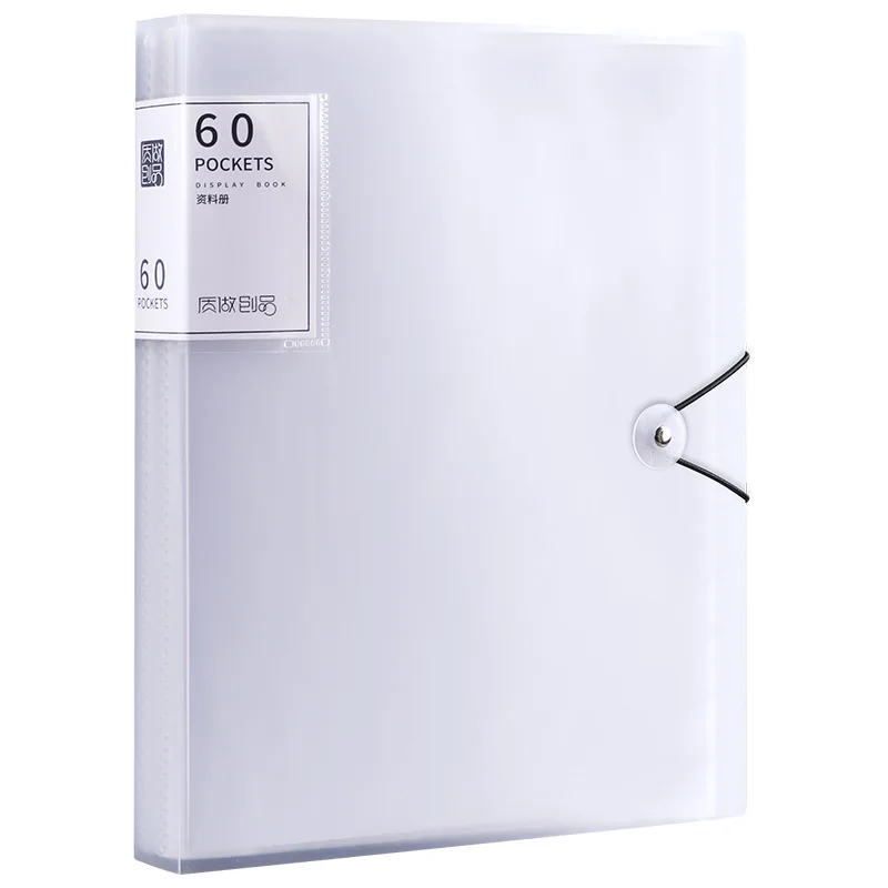 A4 Color Transparent File Folder Document Large Capacity Dustproof Waterproof File Organizer Score Test PaperHolder Student