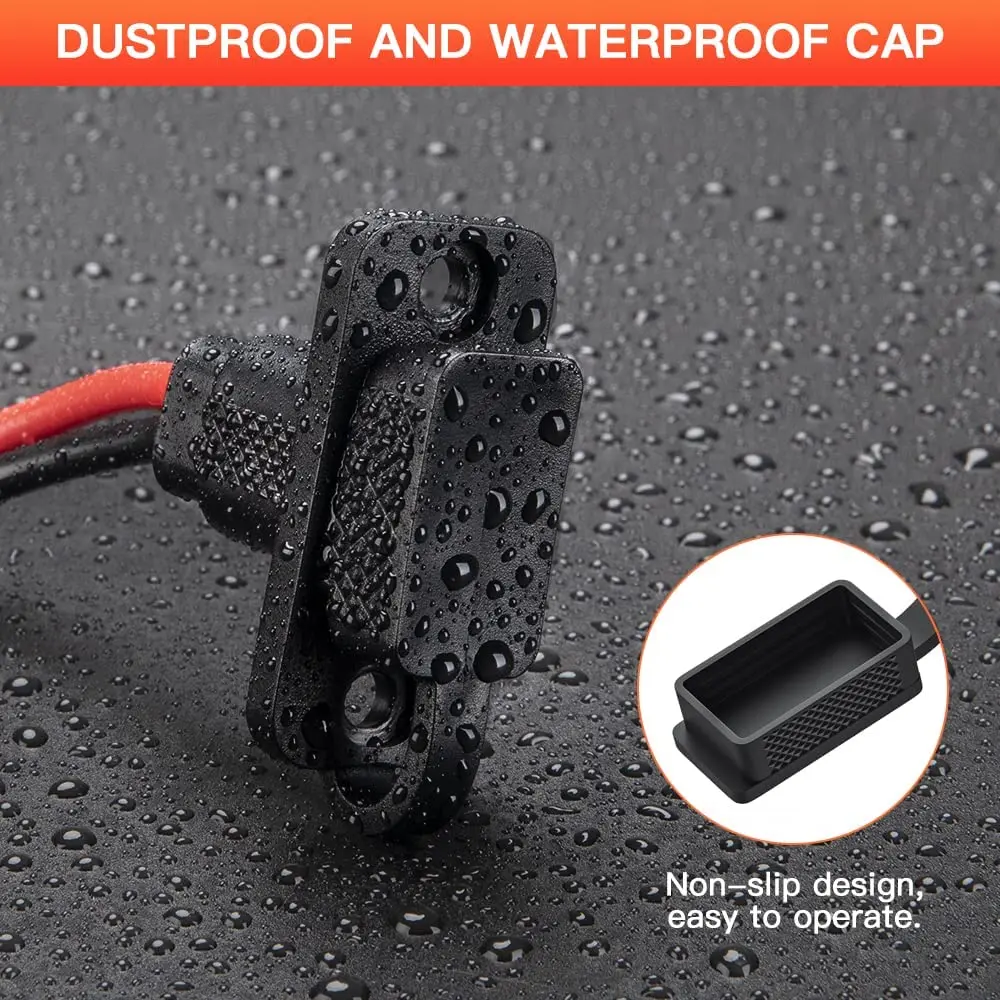 SAE Connector Cable SAE Quick Connector Harness SAE Adapter Male Plug to Female Socket Cable 1FT 12AWG Extension Cord