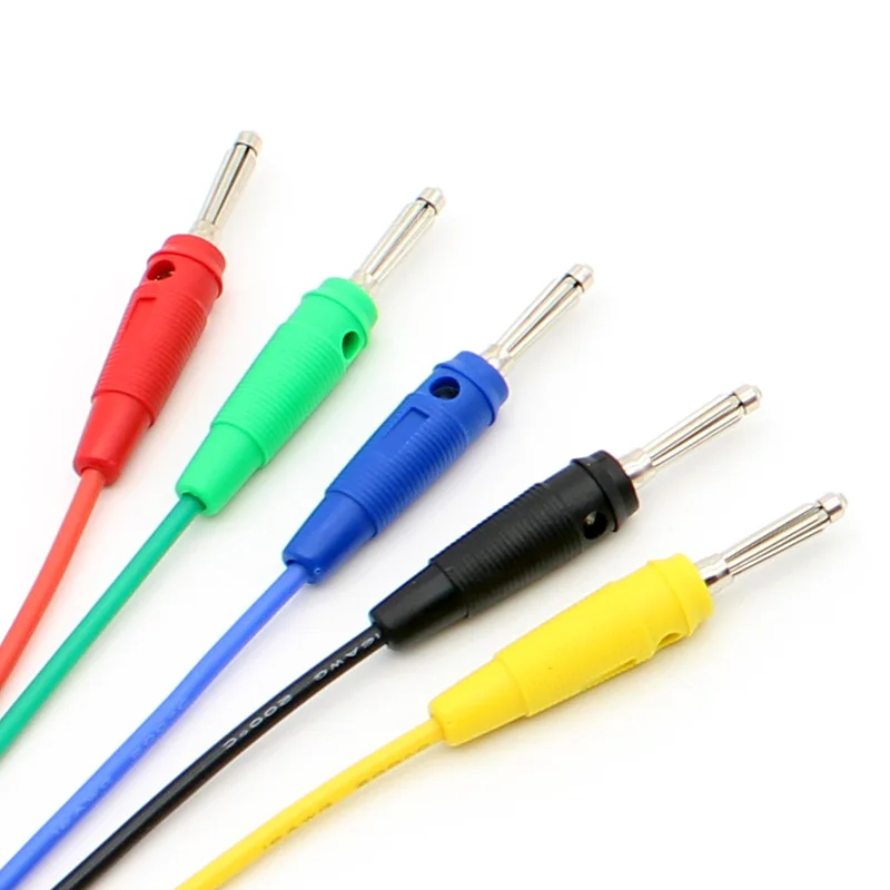 silicone empilhavel banana plug macho para crocodilo 01