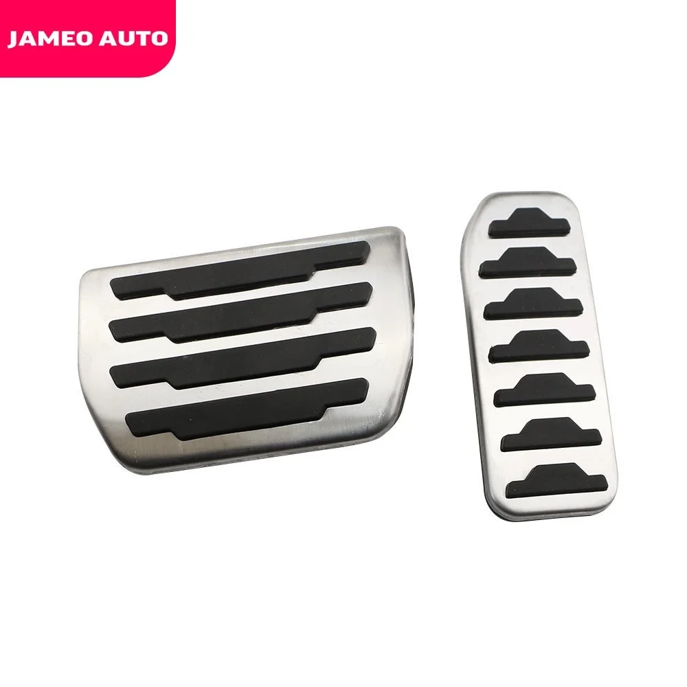 Jameo Auto Car Pedal Cover Car Pedals for Land Rover Discovery Sport for Range Rover Evoque Pedal for Jaguar F-Pace XE XF