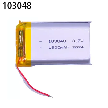 1 PZ/LOTTO 103048 1500MA 3.7 V batteria ai polimeri di litio batteria ricaricabile cella 10X30X48mm