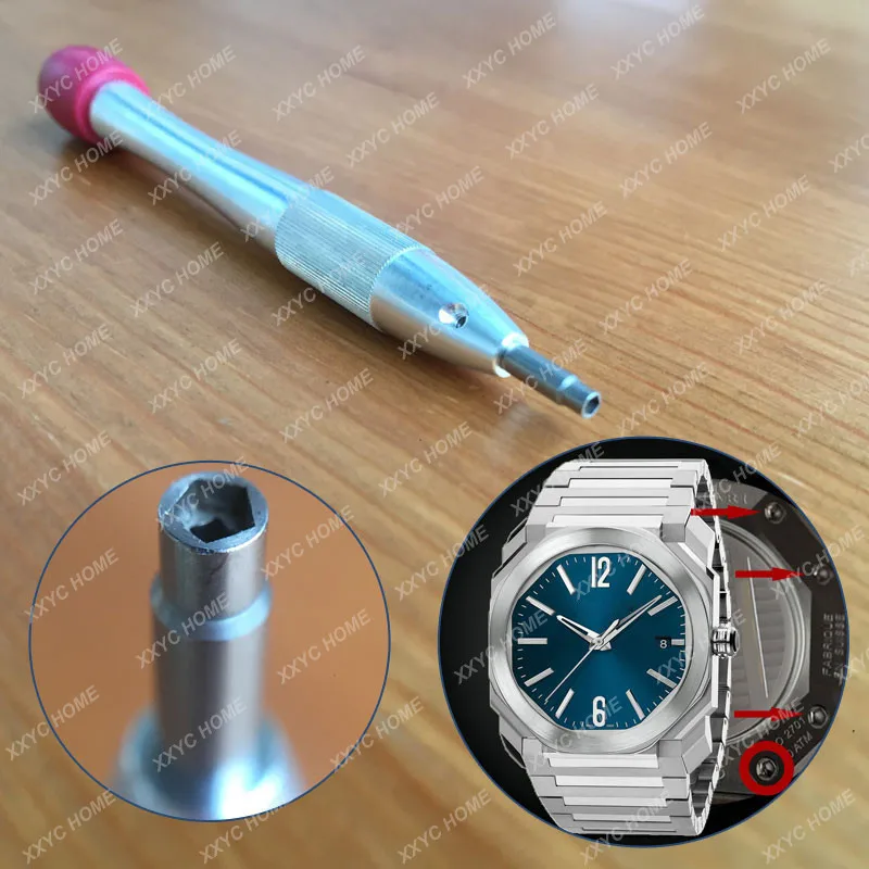 

Inner regular pentagon sleeve screwdriver for 38mm automatic watch back screw open parts tools