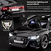 1:18 AUDI RS7 Sportback Key Version Alloy Car Model Sound and Light Children's Toy Collectibles Birthday gift 3