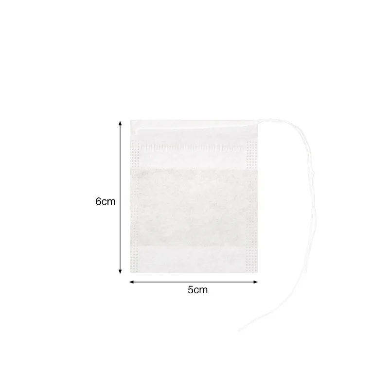 

Disposable Tea Bags, Food Grade Corn PLA Fiber Fabric, Tea Accessories, Spice Filter, Te Sachets, Tea Bag Supplies, 100Pcs