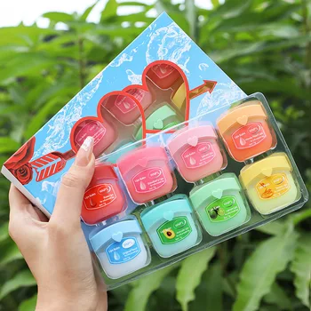 Vaseline Fruit Series Lip Balm Set Lips Avocado Honey Peach Cream Lip Mask Natural Nourishing Plant Lip Balm Lips Care