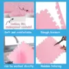 5-20 Pcs Plush Puzzle Foam Floor Mat, Soft Fluffy Interlocking Square Foam Tiles Area Rugs Carpet for Parlor Bedroom 6