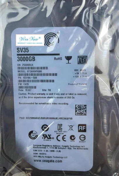 Для настольного ПК ST3000VX000 VS35 3TB 64MB 7200RPM SATA3