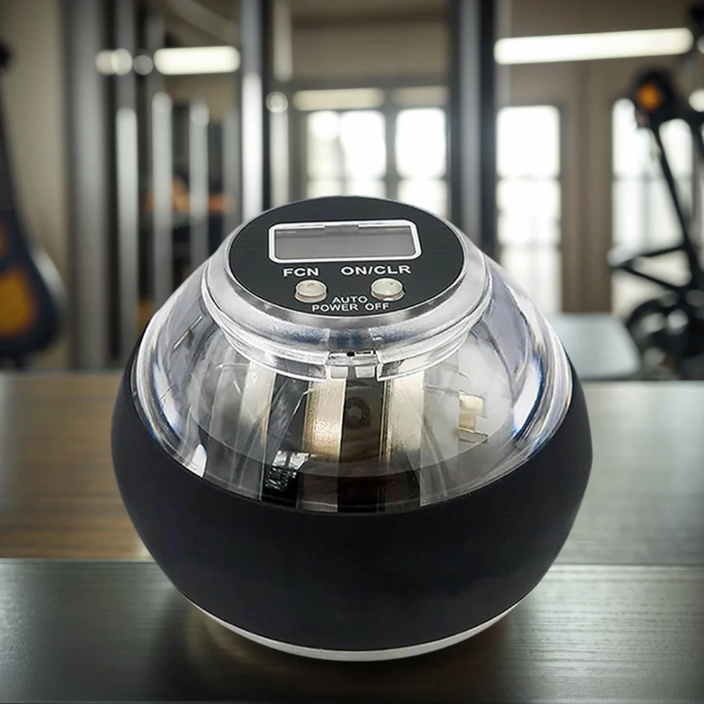 Auto-Start Wrist Power Gyro Ball Gyroscopic Forearm Exerciser Forearm Gyro Ball Wrist Exerciser for Exercise Joint and Muscle