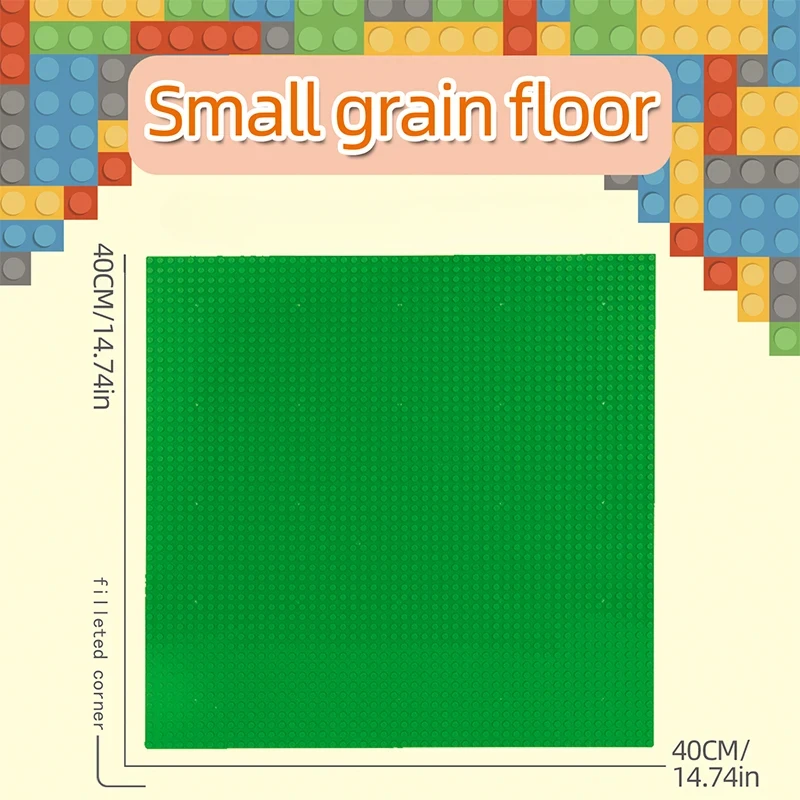 Classic Baseplate Building Blocks Bricks Base Plates DIY Plastic Board Construction Toys 50x50 Dots