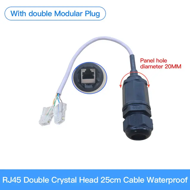 RJ45 with two head