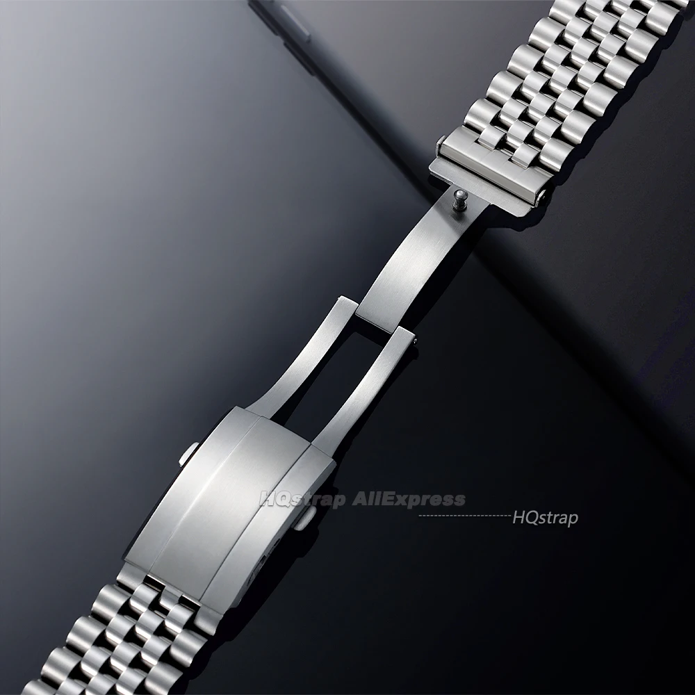 Premium Stainless Steel Bracelet with Quick Release Solid Folding Buckle