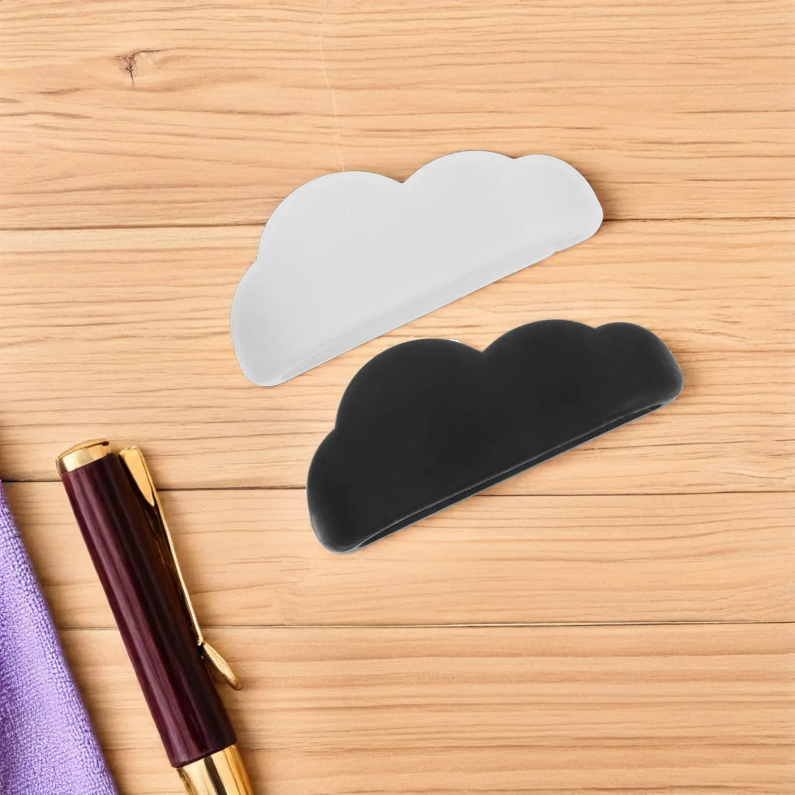 16Pcs 구름 모양의 자체 접착 케이블 클립 책상 벽 사무실 충전 케이블 용 Tpr 와이어 정리 도구 헤드폰 선글라스