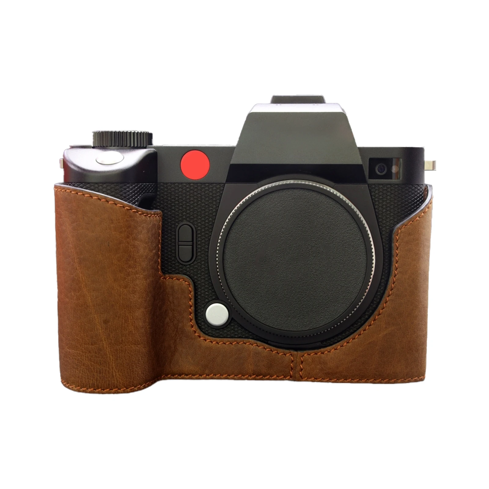 本革は手作り カメラケース LEICA ライカ SL2用 本革は手作り