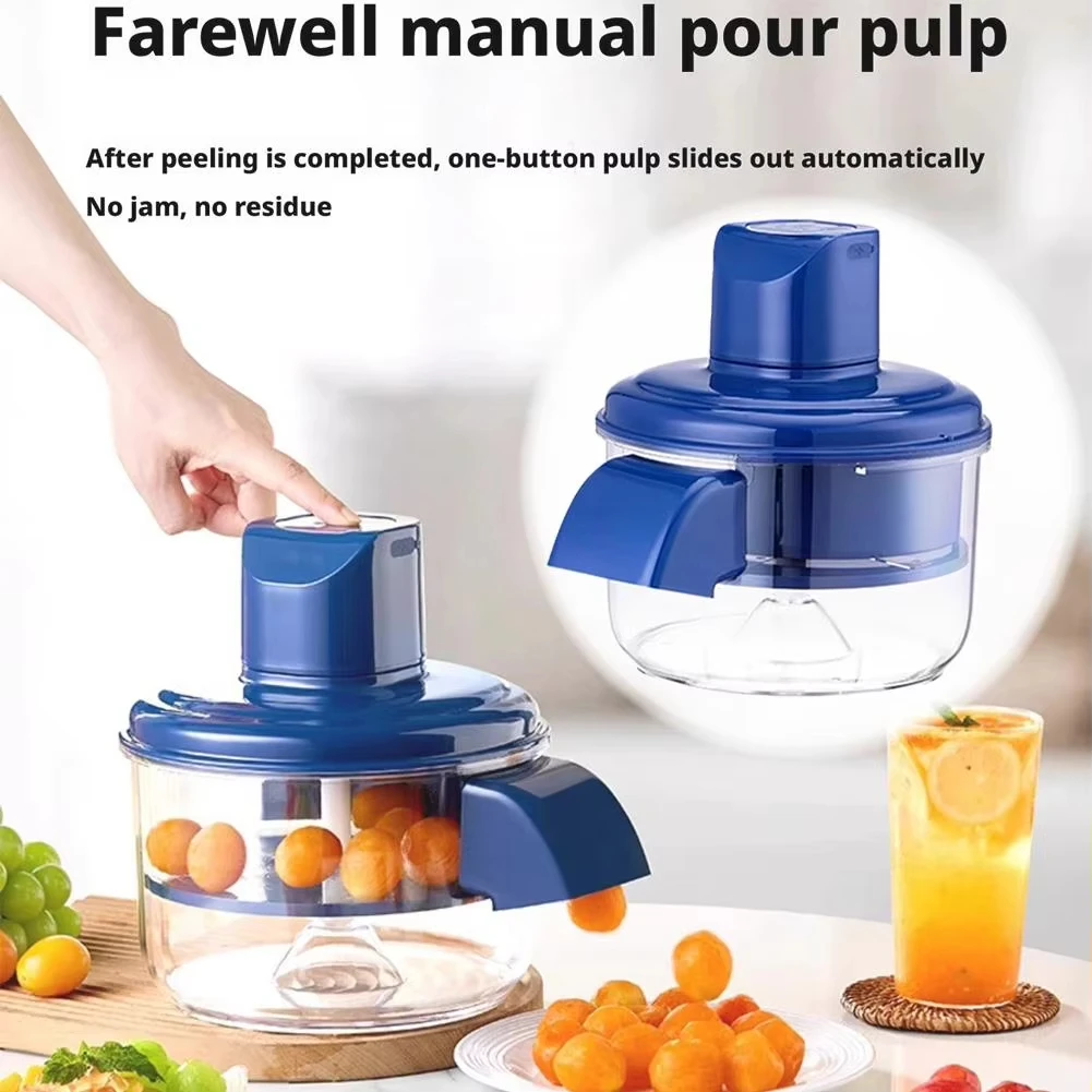 Automatic Electric Grape Peeler Machine - Hands-Free Skin Remover for Berries Fruits, Fruit Prep Tool, Effortless Peeling