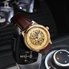 Rocos Genuine Brand Cut Out Retro Fully Automatic Mechanical Watch Belt Watch Men's Waterproof Trendyy Men's Watch 3