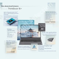 Lenovo Laptop ThinkBook 16+ 2024 Intel Ultra 5 125H/7 155H CPU RTX 4050/RTX 4060 16G/32GB 512GB/1T SSD 16-inch 2.5K 120Hz PC 2