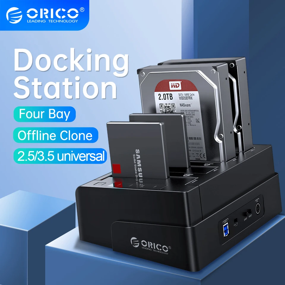 ORICO HDD ドッキング 4 ベイ ハードドライブ ドッキング ステーション