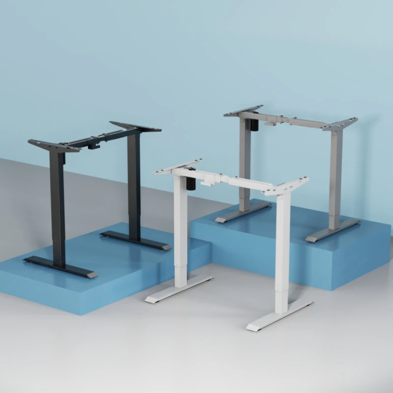 

Popular Home Office One-Motor Height Adjustable Sit Stand Standing Desk Frame