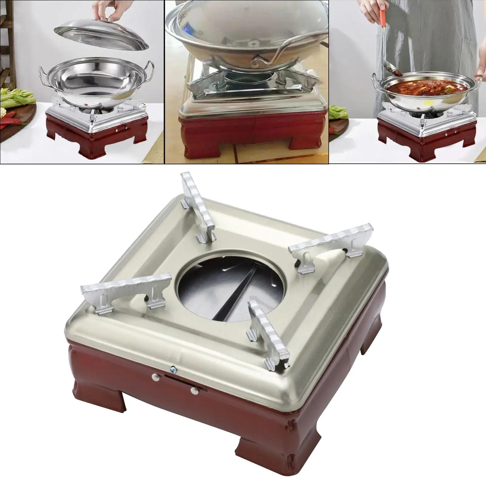 Alcohol Stove Burner Furnace Kitchen Equipment Spirit Burner for Camping Restaurant