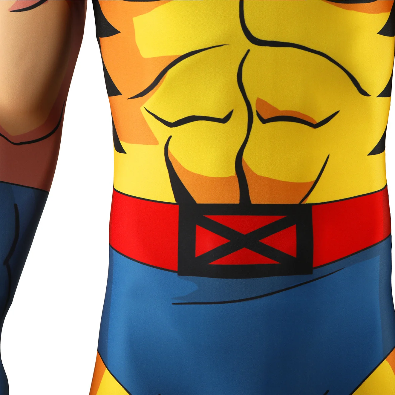 Marvel-Inspired Wolverine Cosplay Bodysuit for Men