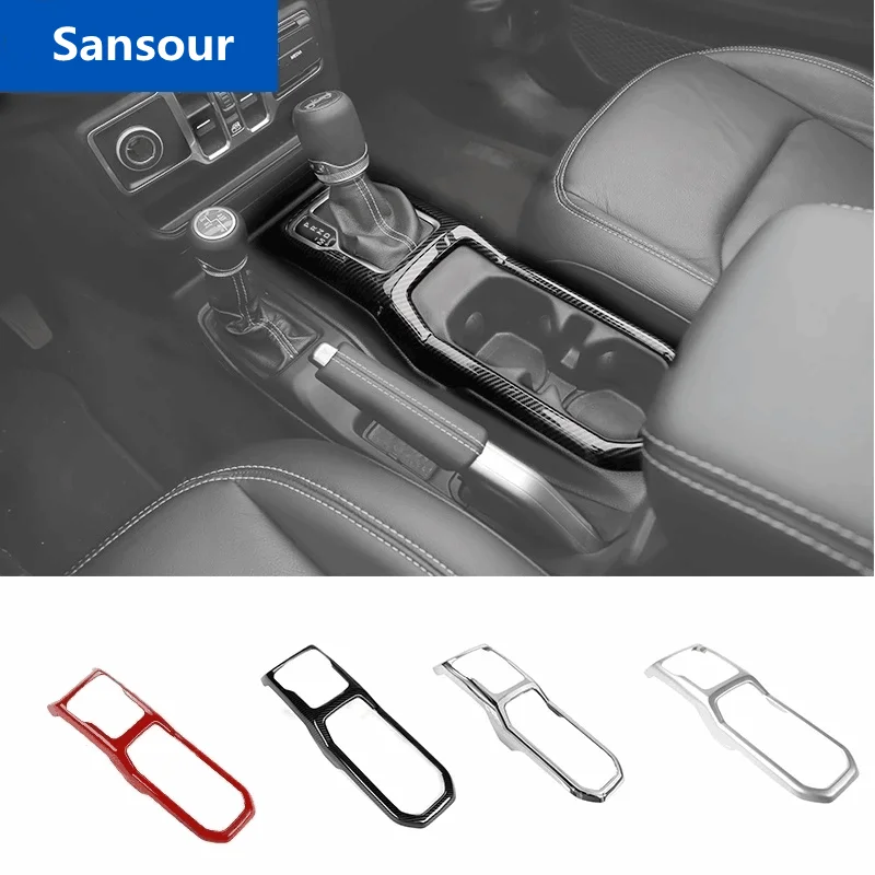 

Крышка переключения передач ABS, декоративная панель, наклейки для Jeep Wrangler JL 2018-2023, аксессуары для Jeep Gladiator JT 2018 +