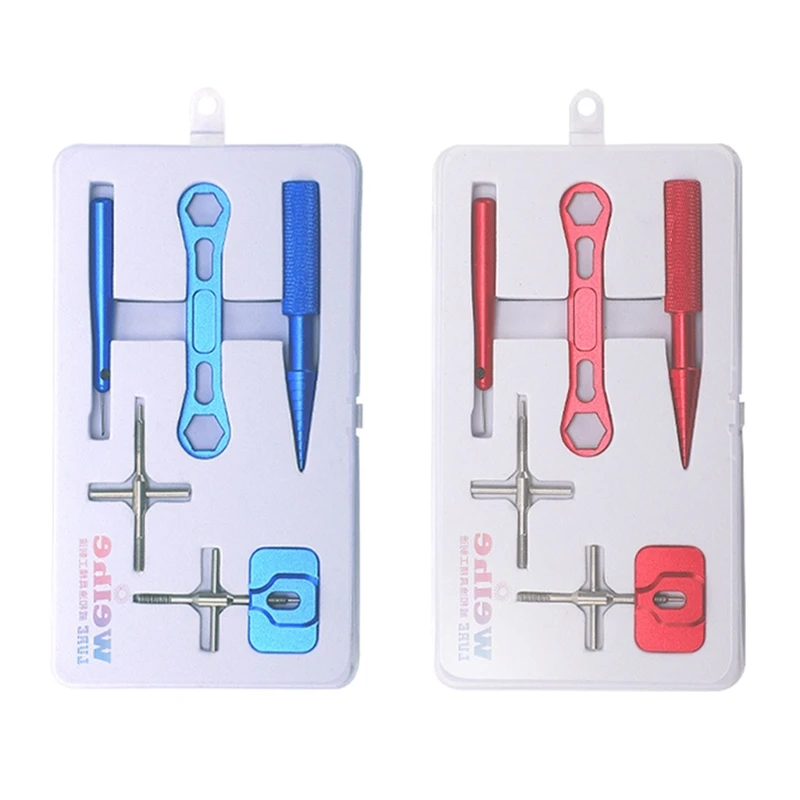 

5 шт., наборы инструментов для ремонта рыболовных инструментов, наборы для обслуживания рыболовных катушек, инструмент для для