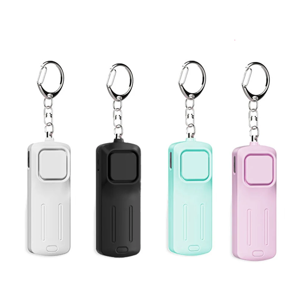 

Rechargable LED Alarm Woman Children Elderly Security Defense Protection Outdoor Trip Hiking SOS Emergency Keychain anti Rape