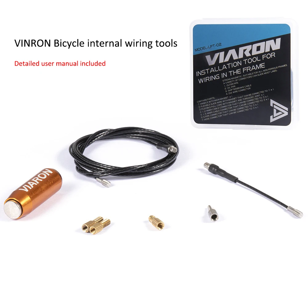 

VIARON, инструмент для проводки горного велосипеда, инструмент для внутренней проводки, каркас из углеродного волокна, Проволочная трубка, свинцовое устройство, инструмент для ремонта велосипеда