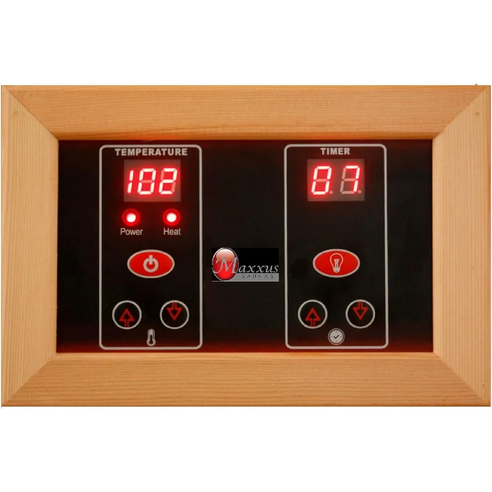 Sauna, Carbon Far Infrared Sauna for 2 Persons, Hemlock Wood (Curbside Delivery), Easy To Assembly, Indoor Saunas Room 5