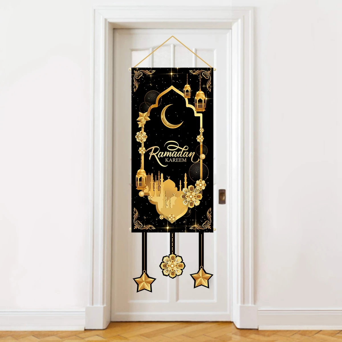 

Eid Mubarak Decor Banner 2024 Kareem Ramadan Decor for Home Ramadan Mubarak Hanging Flag Islamic Muslim Party Decor Eid Al Adha