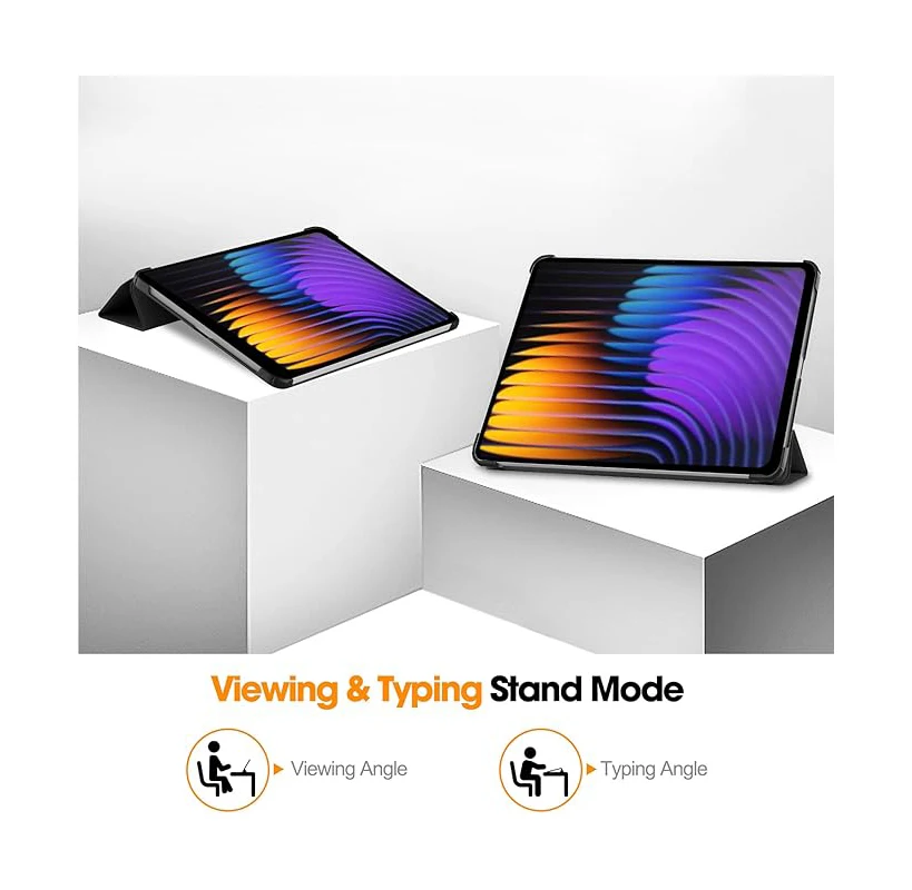 Premium PU Leather Shockproof Tablet Case - Protective Cover