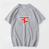 Faze Clan Team Uniform CSGO Competition Short Sleeve Cotton Team Rain Game Cotton Crew Neck T-Shirt Large Size Loose Men's Top 2