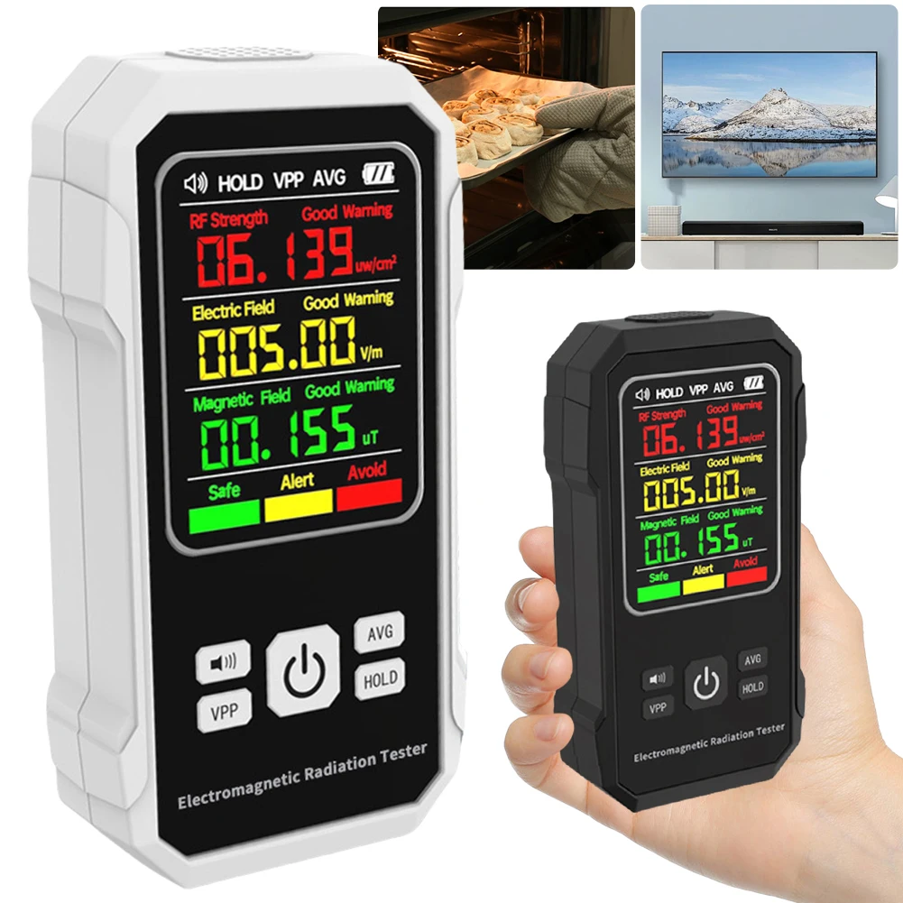 전자기 탐지기 다기능 자기장 강도 측정기 가정 및 사무실용 EMF 탐지 장치