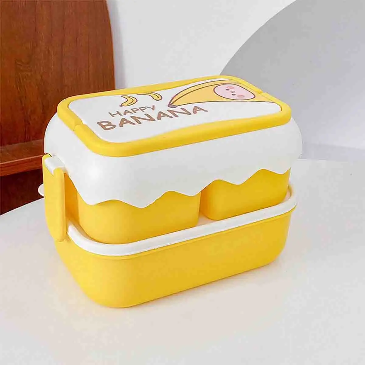 Tableware Double-deck Box with Large Capacity