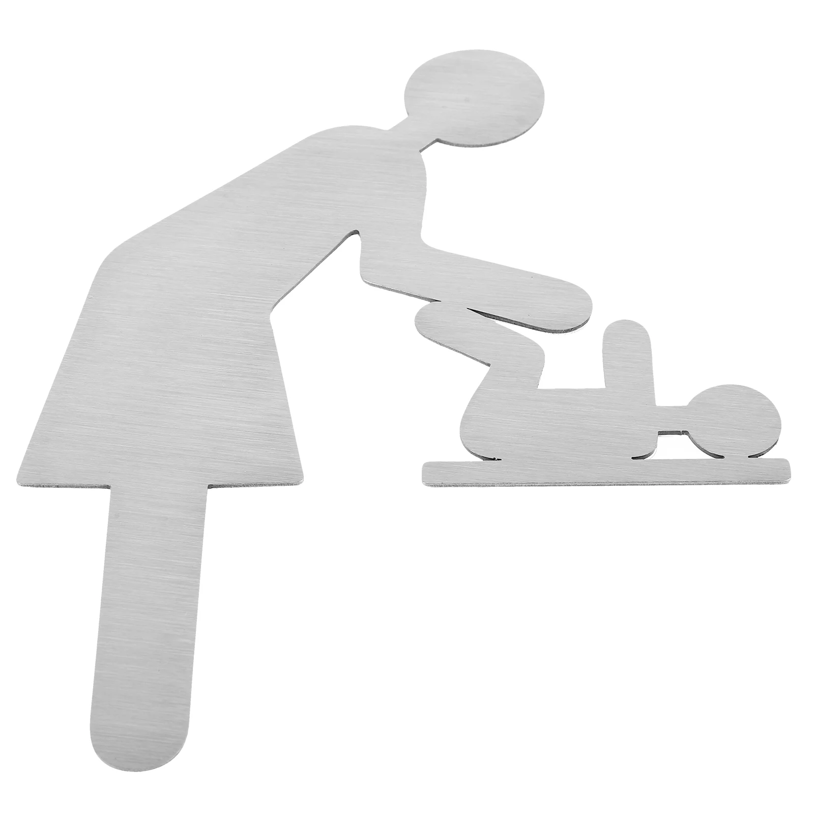 Diaper Changing Sign Restroom Baby Identification Diapers Signs Bathroom Public Toilet for Business Signage Washroom