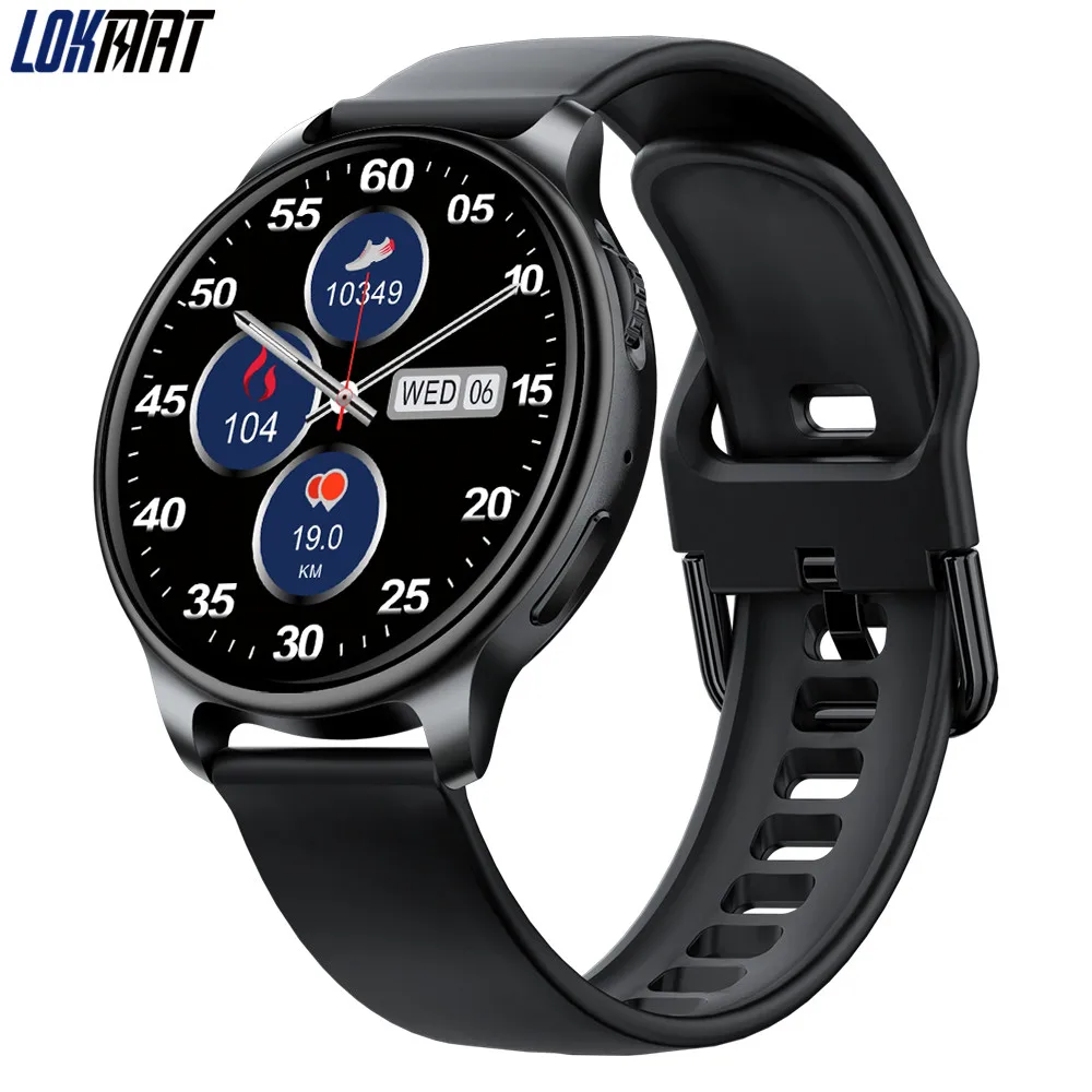 

LOKMAT Smart Watch Bluetooth Calls Touch HD Screen Smartwatches 19 Sport Modes Blood Pressure Oxygen Monitor Long Battery Life