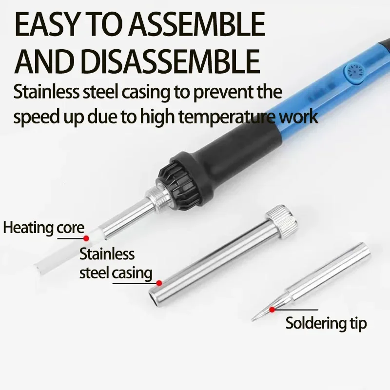 

Nib Soldering Iron Tool Adjustable Kit Heating Welding Temperature Electric Solder Repair