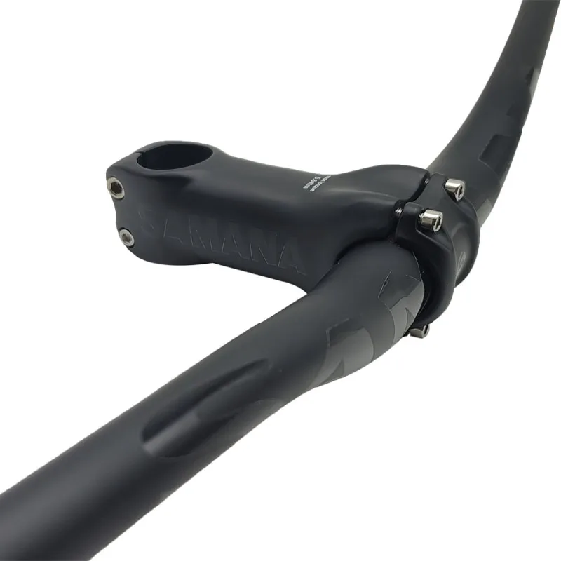 SAMANA Carbon Fiber Handlebar MTB Bicycle Handlebars Stem 31.8mm Bike Bars Parts 580mm-760mm