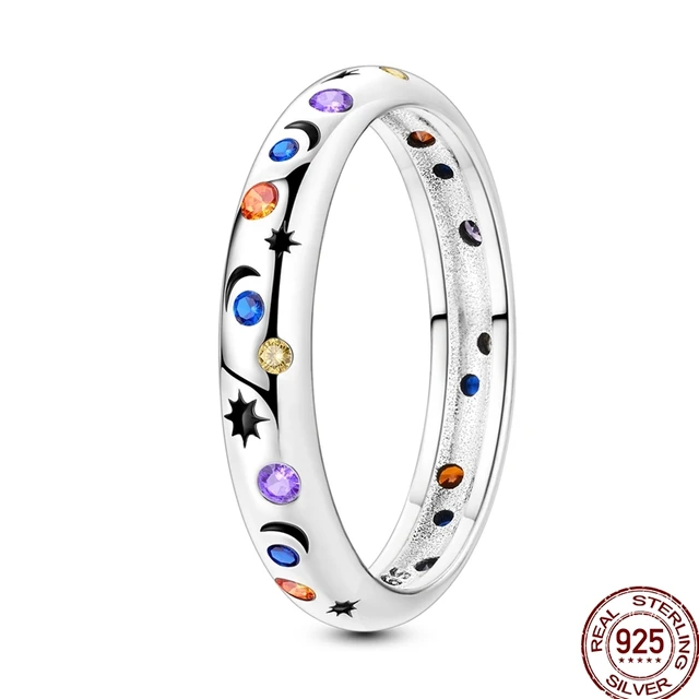 Bagues en argent Sterling 2025 originales pour femmes, couronne à nœud papillon, cœur d'amour, mauvais œil, bijoux d'anniversaire, cadeau d'anniversaire, 925