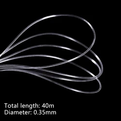 Clear Nylon Invisible Thread for Hanging Decorations and Jewelry Crafting (40m)
