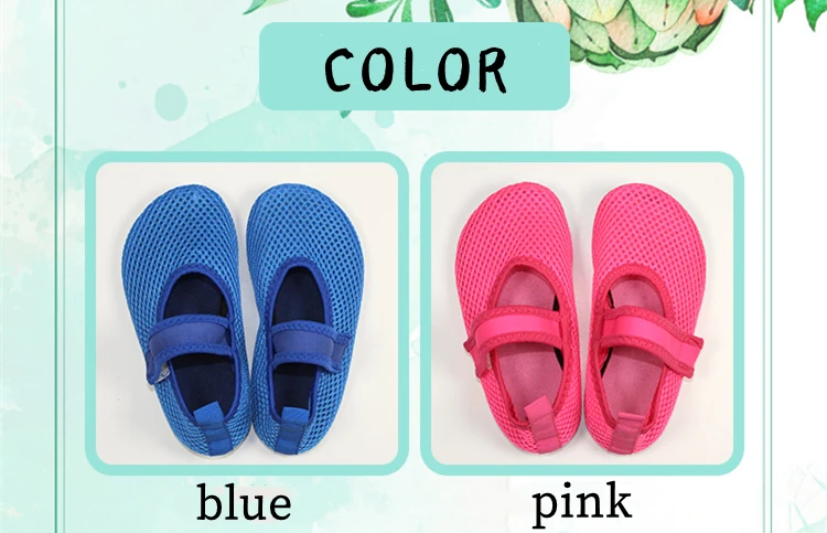 child shoes girl ZZFABER Summer New Kids Flexible Barefoot Shoes  Mesh Breathable Hook&Loop Flats for Boys Girls Indoor Shoes Outdoor Beach Shoes leather girl in boots