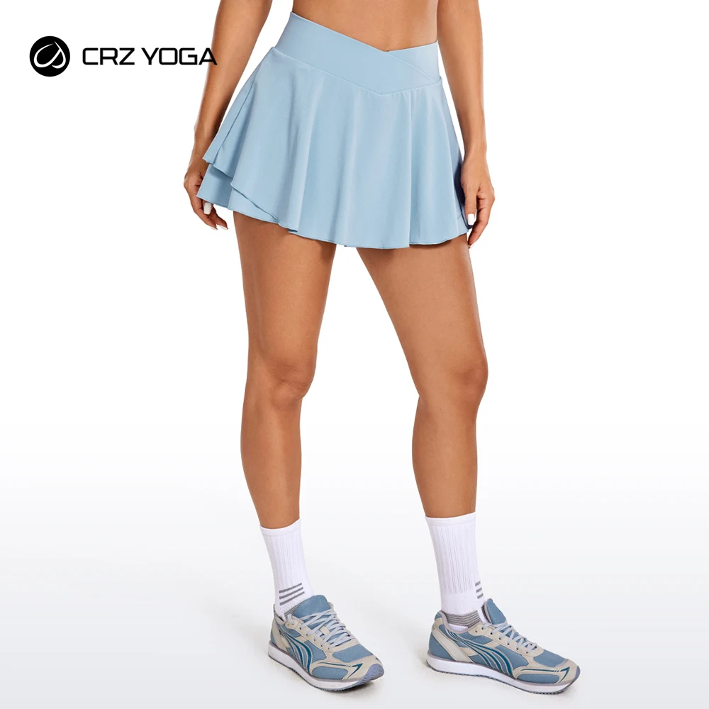 CRZ YOGA Breathable Athletic Skirts for Women