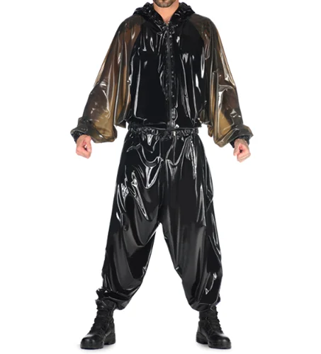 

100% Latex gummi ganzanzug draussen mode bodysuit S-XXL rubber jumpsuit catsuit