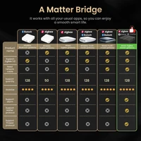 AVATTO Matter Smart Wired Gateway Hub,ZigBee Smart Home Bridge Remote Controller Support Tuya,HomeKit,Siri,Google Home,Alexa - Image 4
